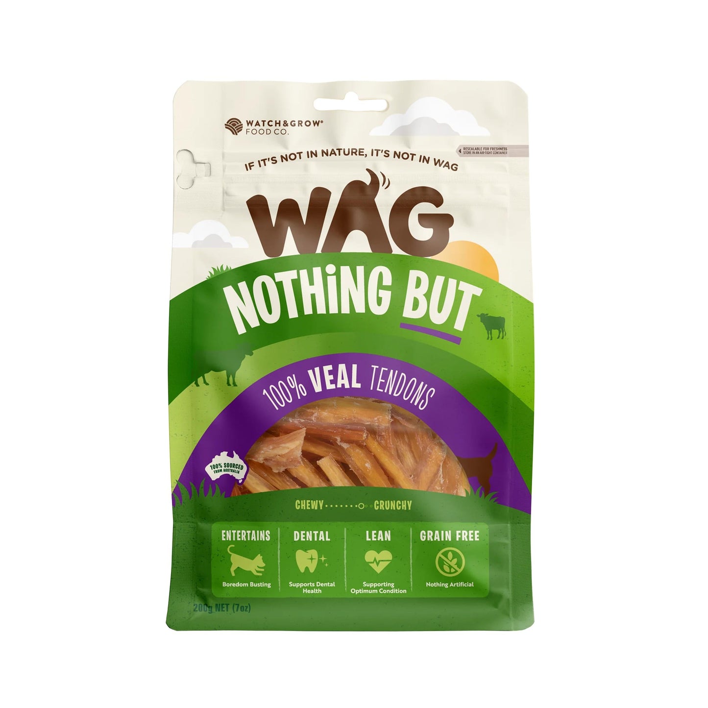 WAG Veal Tendons 200g Treats
