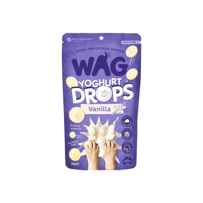 WAG YOGHURT DROPS VANILLA POUCH