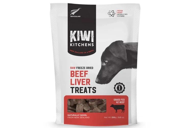 Kiwi Kitchens Freeze Dried Beef Liver Treat 250g