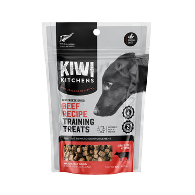 Kiwi Kitchens Freeze Dried Beef Training Treats 30g