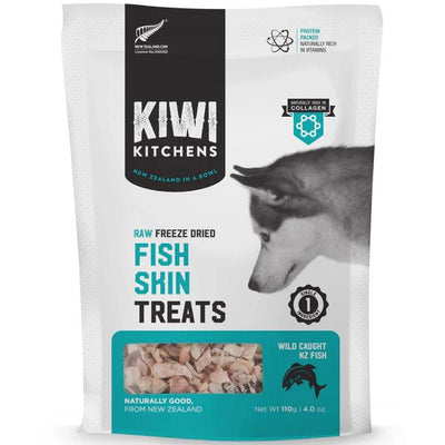 Kiwi Kitchens Freeze Dried Fish Skin Treat 50g