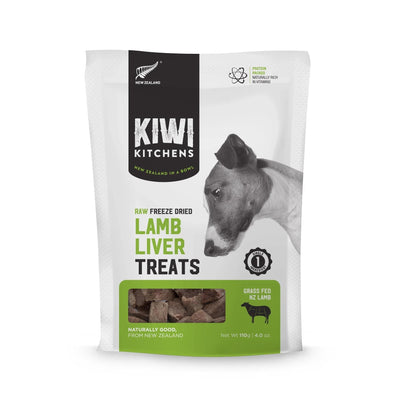 KIWI KITCHENS FREEZE DRIED LAMB LIVER TREAT 110G