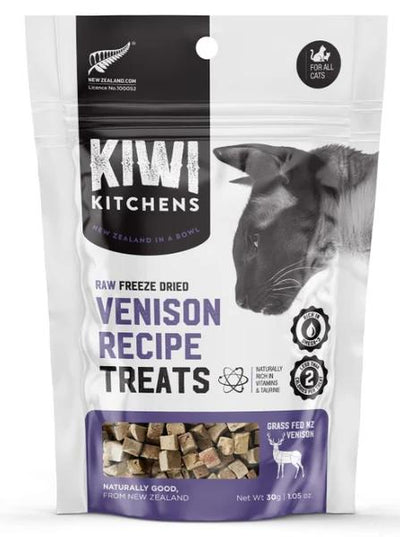 KIWI KITCHENS FREEZE DRIED VENISON CAT TREAT 30G