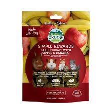 Oxbow Simple Rewards Apple & Banana Treats 85g
