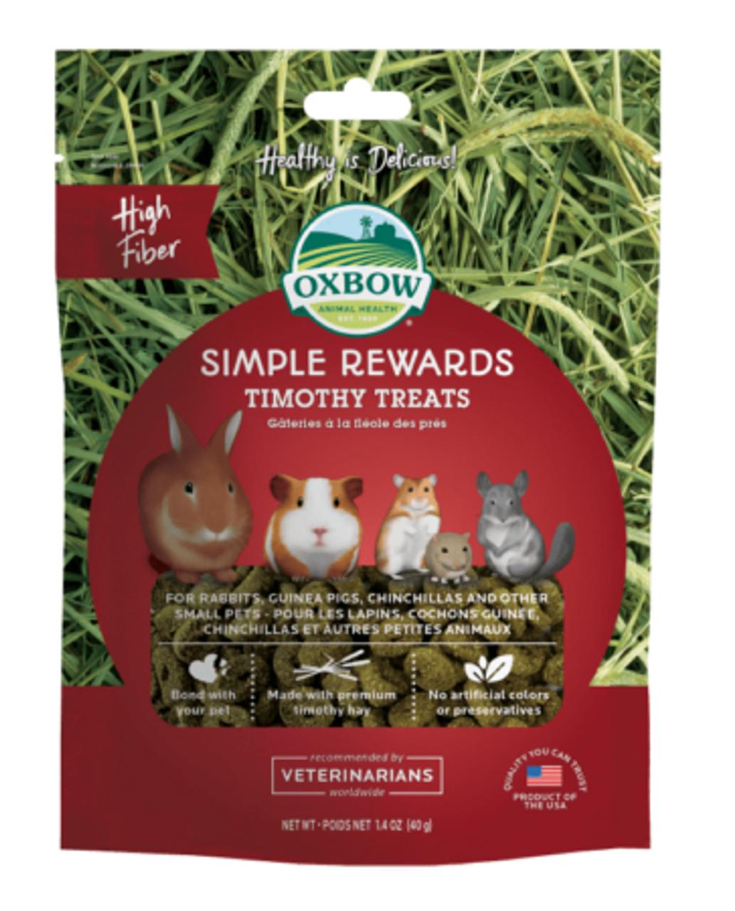 Oxbow Simple Rewards Timothy Treats 40g