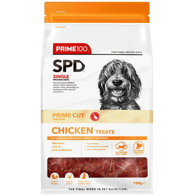 SPD PRIME CUT CHICKEN TREATS 100G