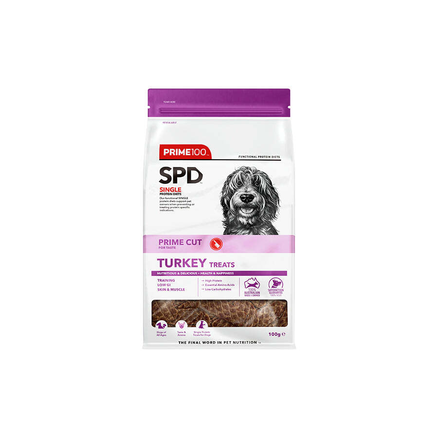 Spd Prime Cut Turkey Treats 100g