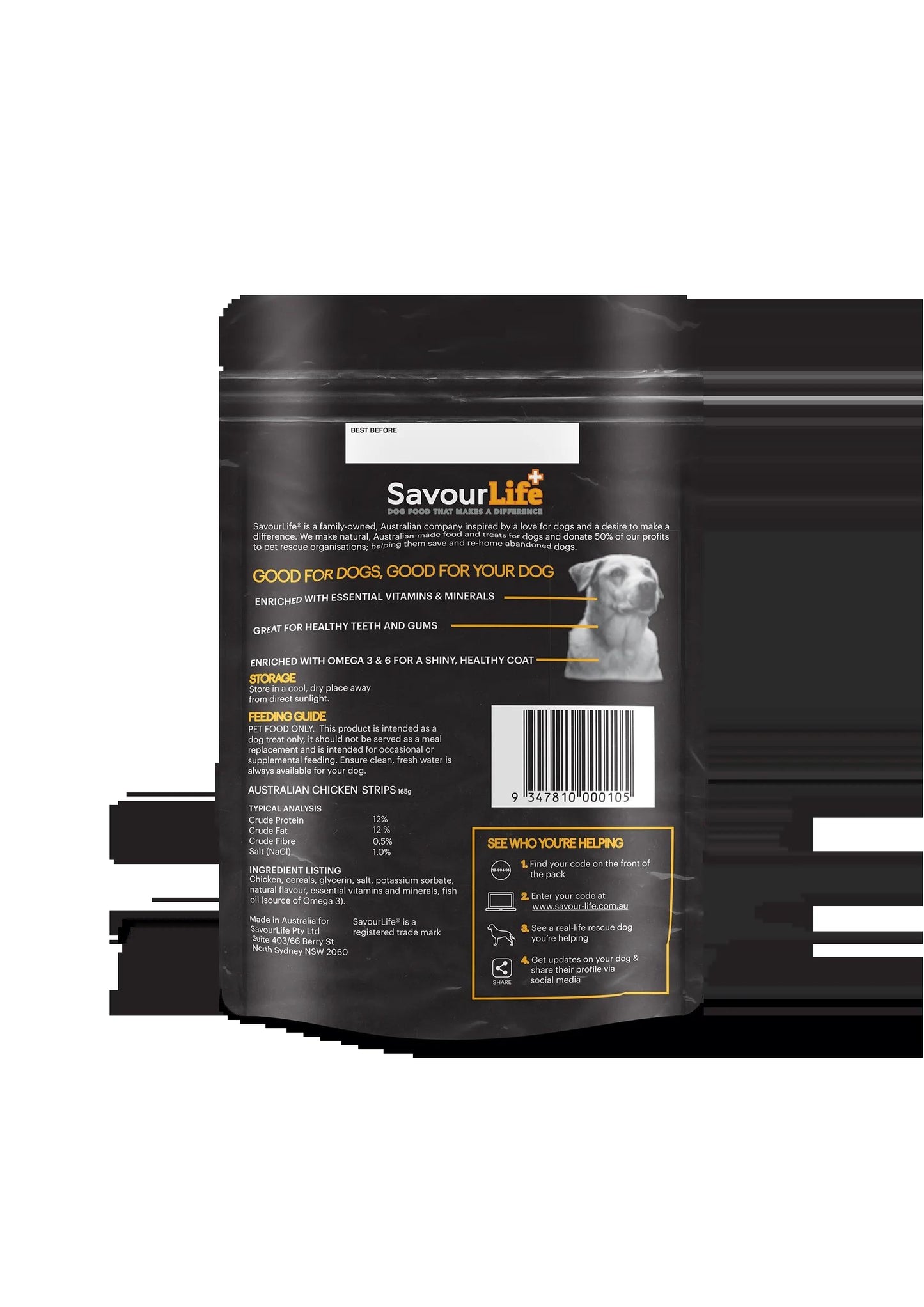 Savourlife Australian Chicken Strips 165g