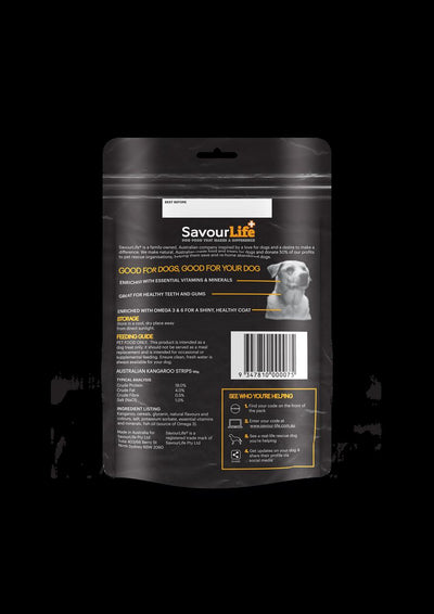 Savourlife Australian Kangaroo Strips 165g