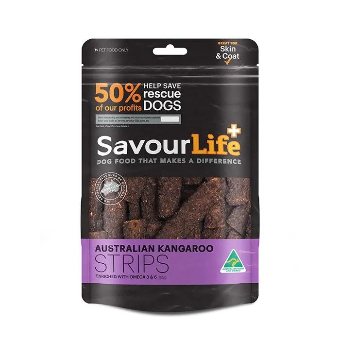 SAVOURLIFE AUSTRALIAN KANGAROO STRIPS 165G