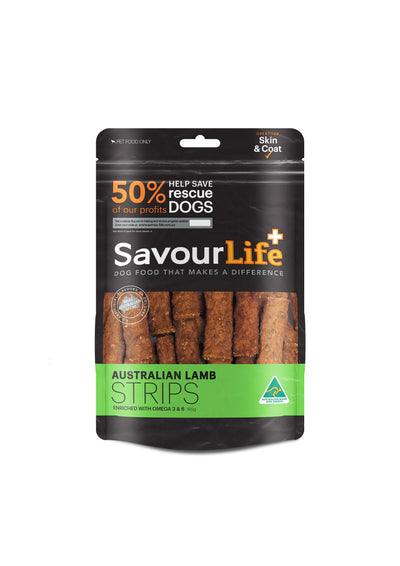 SAVOURLIFE AUSTRALIAN LAMB STRIPS 165G