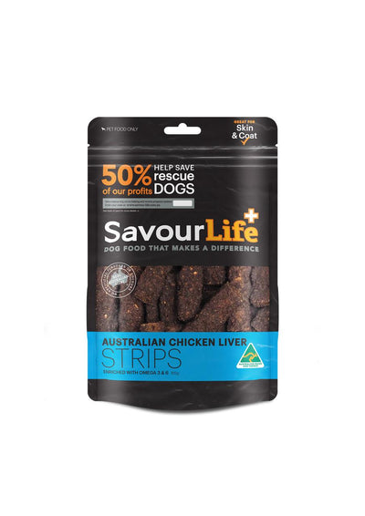 SAVOURLIFE AUSTRALIAN LIVER STRIPS 165G