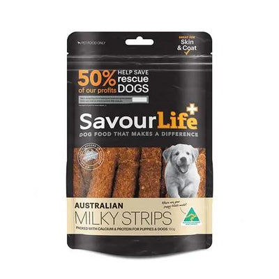 SAVOURLIFE AUSTRALIAN MILKY STRIPS 150G