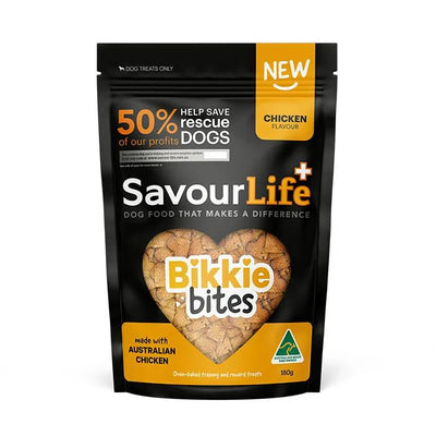 SAVOURLIFE PEANUT BUTTER FLAVOUR BIKKIE BITES 180G