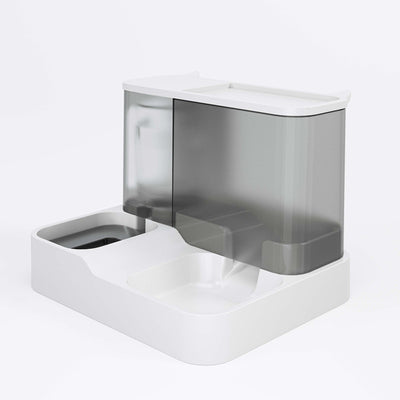 Grey 3L Automatic Cat Feeder And Waterer