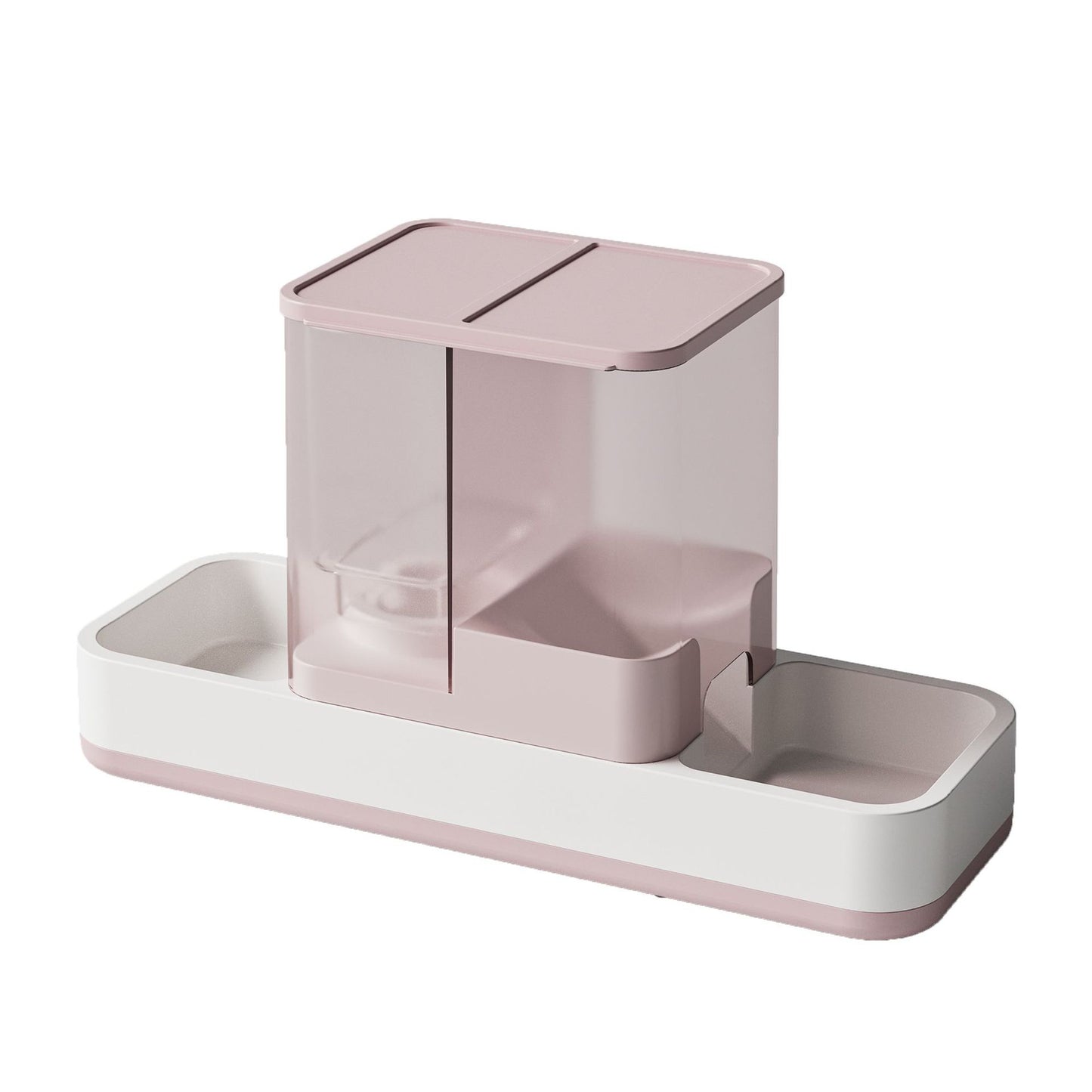 Andala Pets Pink 2-in-1 Automatic Pet Water And Food Dispenser