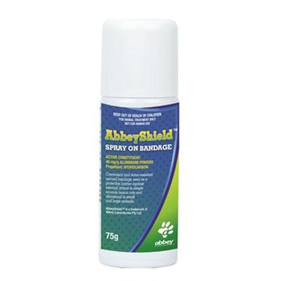 Abbey Shield Water-Resistant Aerosol Bandage For Small & Large Animals 283g