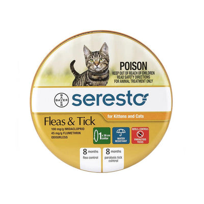 Bayer Seresto Flea & Tick Cat & Kitten Collar