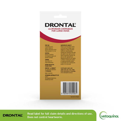 Drontal Chew Bay-O-Pet Large Dog 35kg 20pk