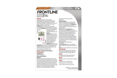 Frontline Plus Dog 0-10kg Small 3pk Orange