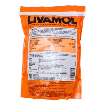 International Animal Health Livamol Animal Feed Supplement 2kg