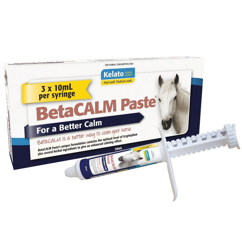 Kelato Betacalm Paste Nervous Anxious Horse Syringe Supplement 30ml
