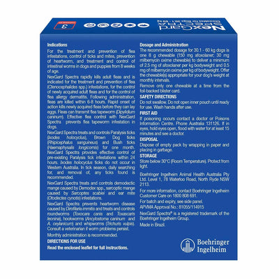 Nexgard Spectra Chews For Very Large Dogs 30.1-60kg - 3pk