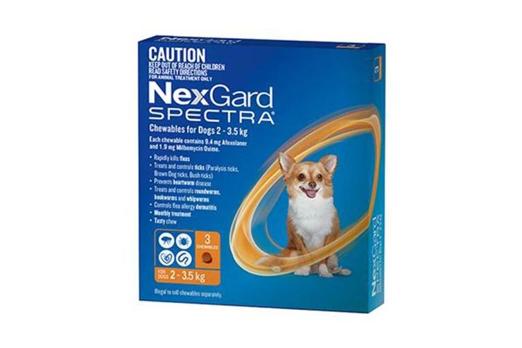 Nexgard Spectra For Dogs 2-3.5kg 3pk