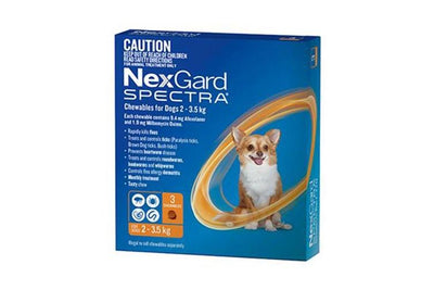 Nexgard Spectra For Dogs 2-3.5kg 3pk
