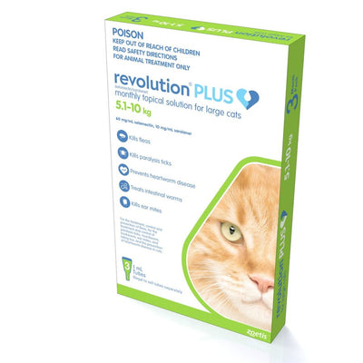 REVOLUTION CAT PLUS LARGE CAT 3PK 5-10KG