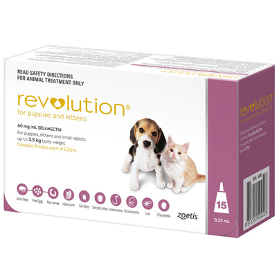 REVOLUTION PUPPIES & KITTENS MAUVE 15's