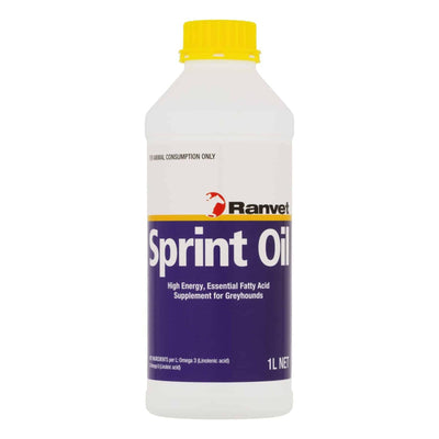 Ranvet Sprint Oil Greyhounds Essential Fatty Acid Supplement 1L