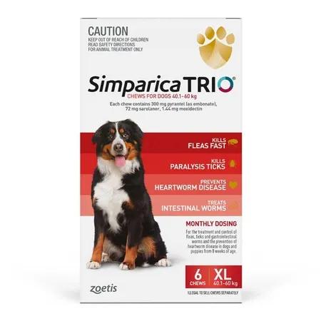 Simparica Trio 40.1-60kg  6 Pack