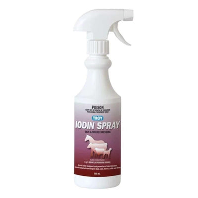 Troy Iodin Antiseptic And Wound Spray Anti Bacteria Anti Fungi 500ml