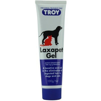 Troy Laxapet Edible Laxative Gel For Digestive Relief Cat Dog 100g