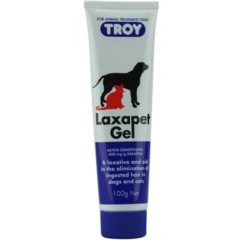 Troy Laxapet Edible Laxative Gel for Digestive Relief Cat Dog 100g
