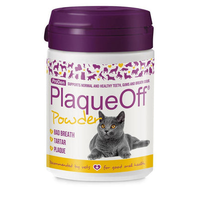 Troy Plaque Off for Pet Cats Tartar Bad Breath Plaque 40g
