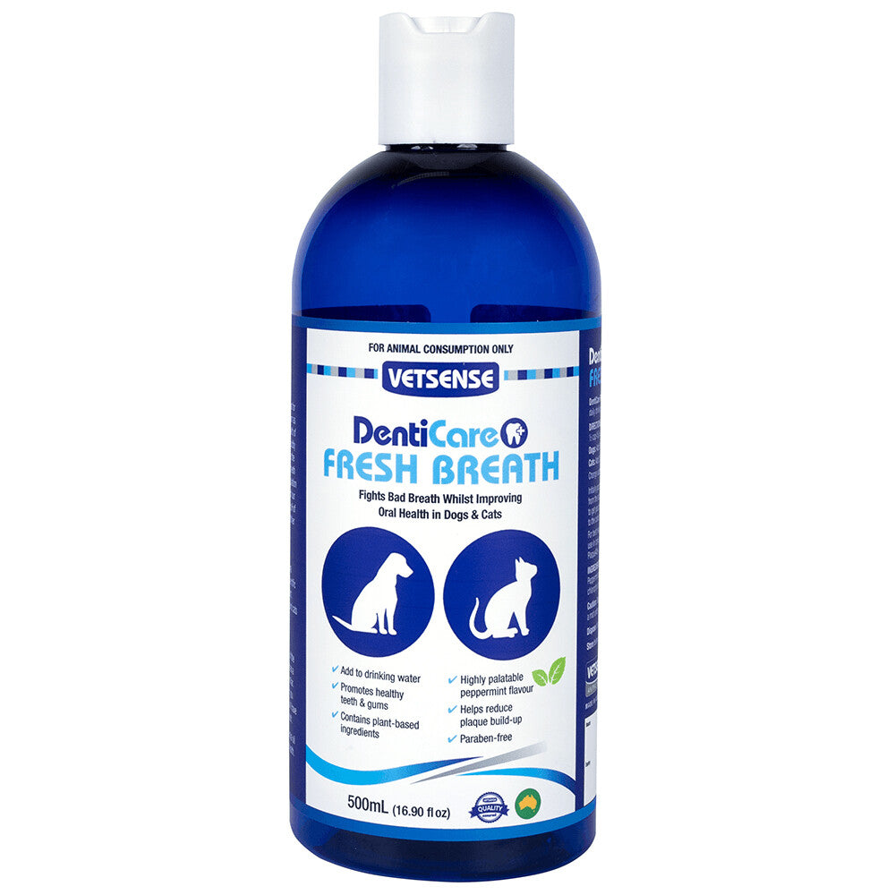 Vetsense Denticare Fresh Breath Oral Health For Dogs & Cats 500ml