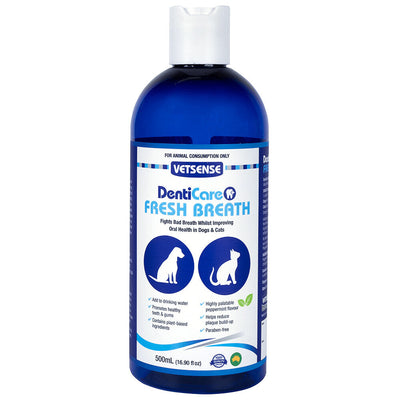 Vetsense DentiCare Fresh Breath Oral Health for Dogs & Cats 500ml