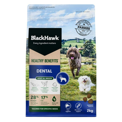 Black Hawk Healthy Benefits Dental Dry Dog Food 2kg