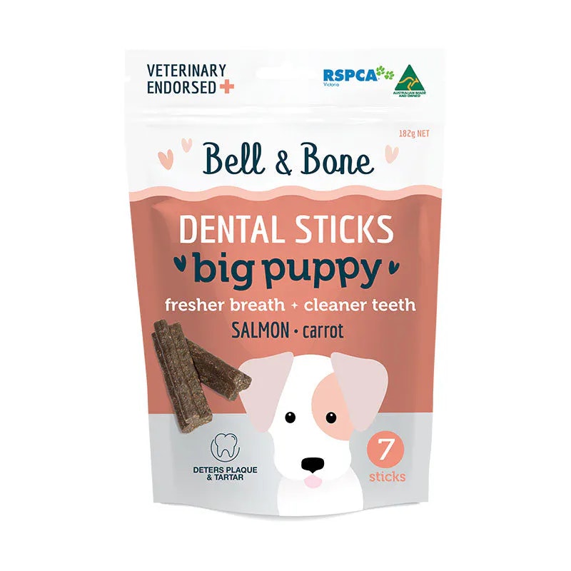 Bell & Bone Big Puppy Salmon Dental Chews 7pk