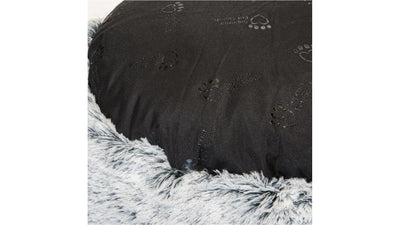 Superior Pet Goods 80X80cm Curl Up Cloud Calming Dog Bed - Grey