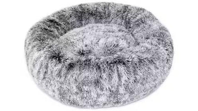 Superior Pet Goods 80x80cm Curl Up Cloud Calming Dog Bed - Grey