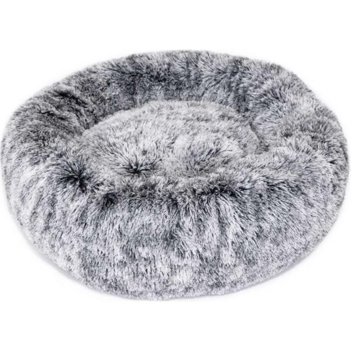Superior Pet Plus Curl Up Cloud Calming Dog/Cat Bed Dove Grey Medium 60cm