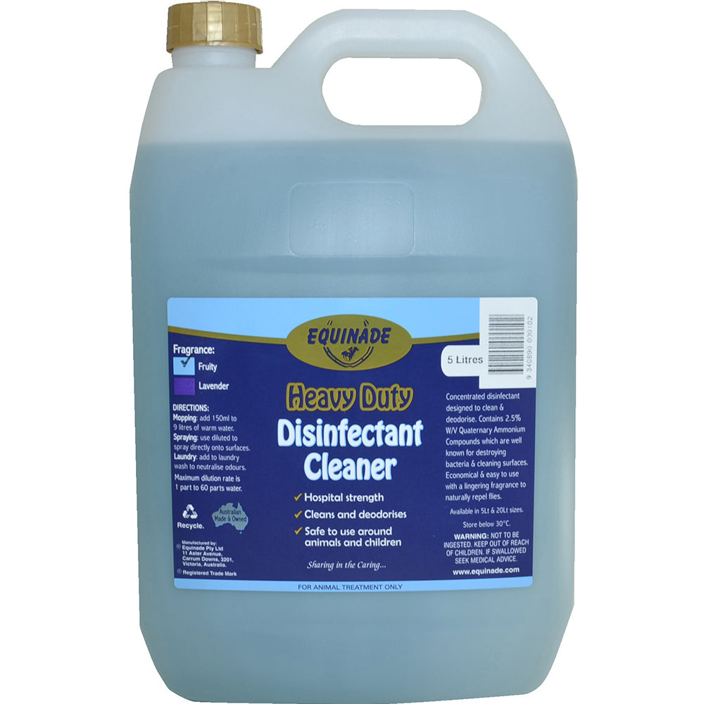 Equinade Heavy Duty Disinfectant Cleaner Deodoriser Animal Safe Fruity 20L