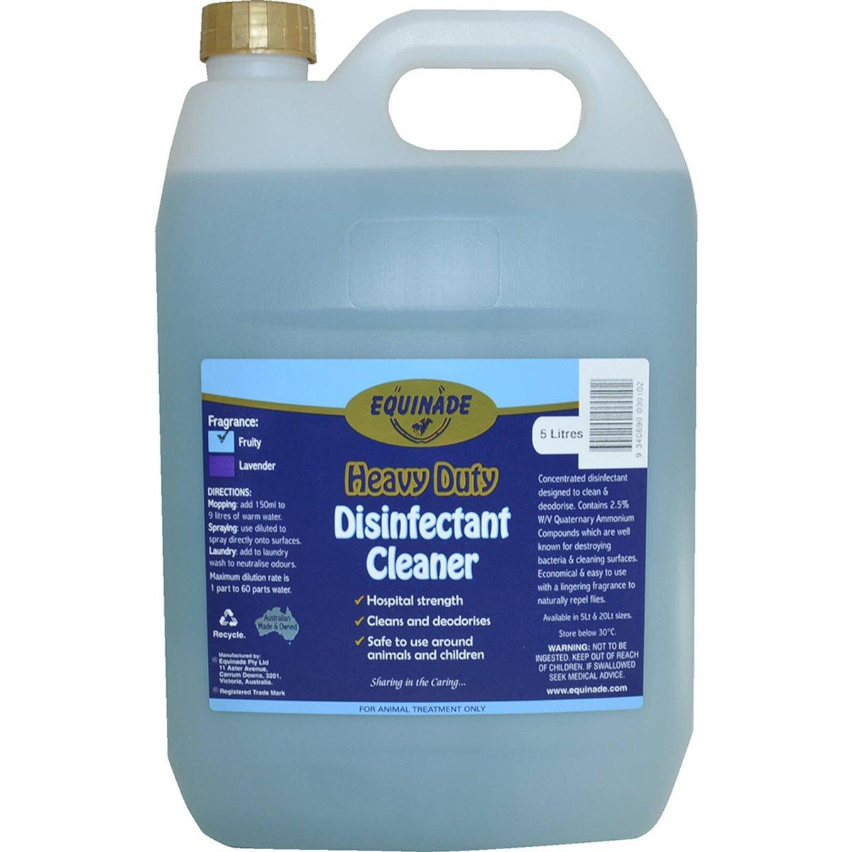 Equinade Heavy Duty Disinfectant Deodoriser Animal Safe Fruity 5L