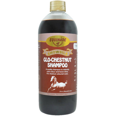 Equinade Showsilk Glo Chestnut Shampoo Animal Coat Colour Treatment 1L