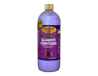 Equinade Showsilk Glo-White Grooming Conditioner for Horses 1L