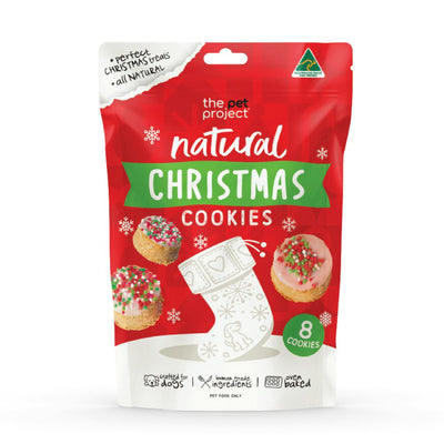 The Pet Project Natural Christmas Cookies Pet Treats - 8 Pack