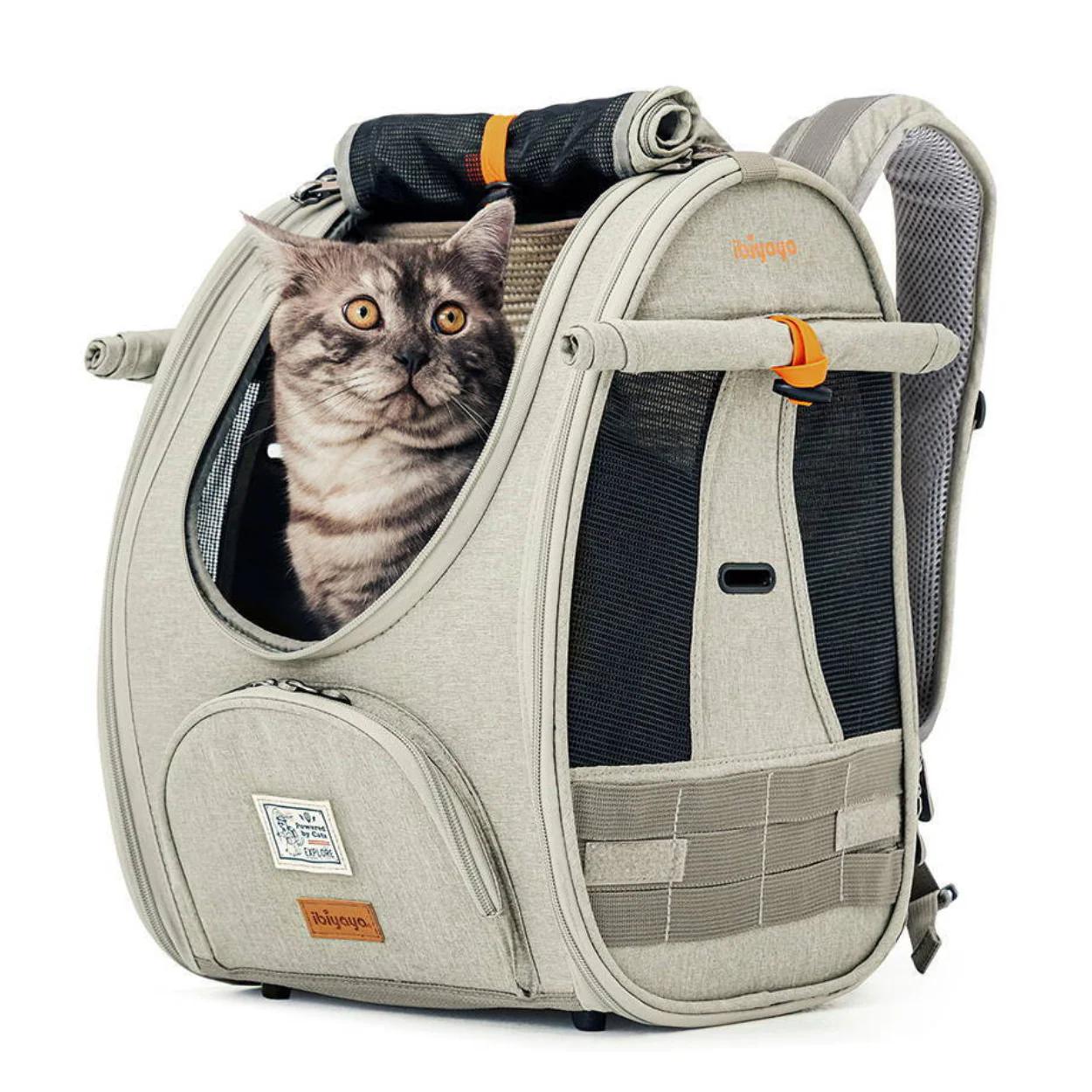 Ibiyaya Adventure Cat & Small Dog Carrier Backpack